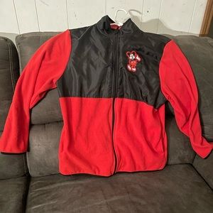 EUC Disney Store Fleece Mickey Mouse jacket Unisex size Large.